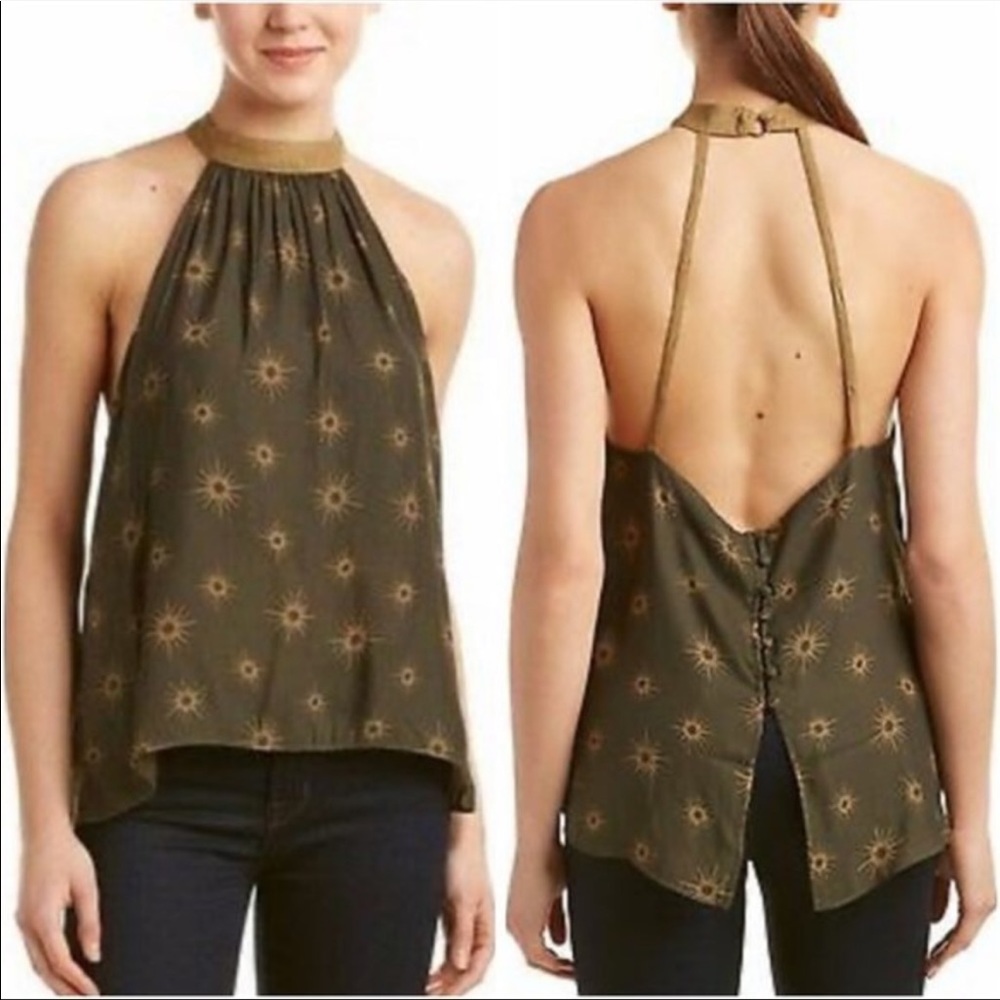 NWOT Free People Through The Night Sun Halter